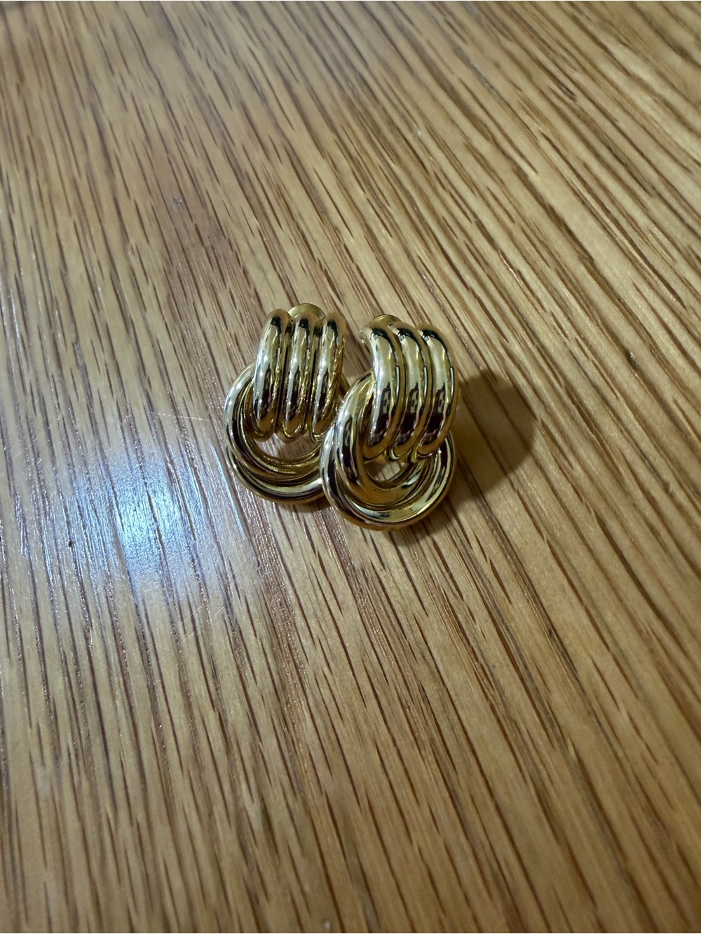 Gold Knot Earrings